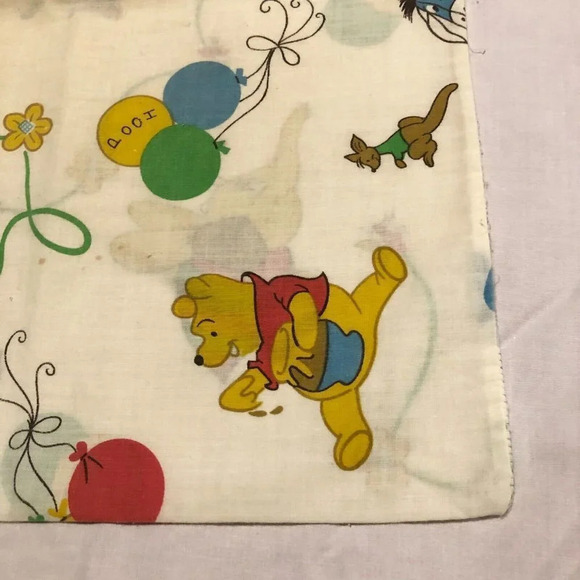 Vintage Winnie The Pooh Pillow Case Eeyore Kanga Owl - Picture 15 of 16
